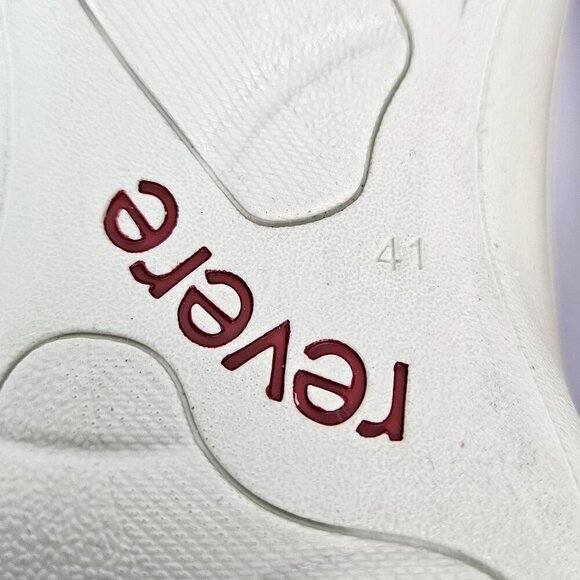 Revere Santa Fe Red Leather Adjustable/T-Strap Comfort Sandal EU 41 W/US 10 W - Picture 11 of 13